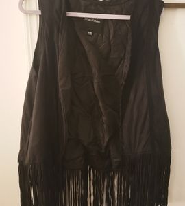 Maurices fringe vest
